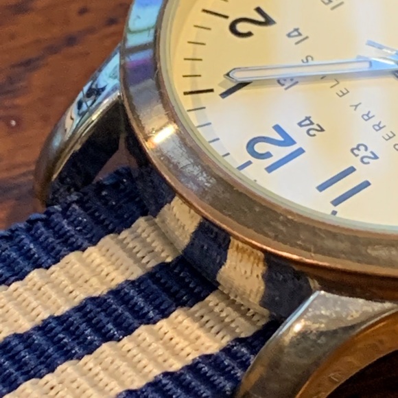 Perry Ellis Accutime Watch Long Fabric NATO Strap - Picture 8 of 12